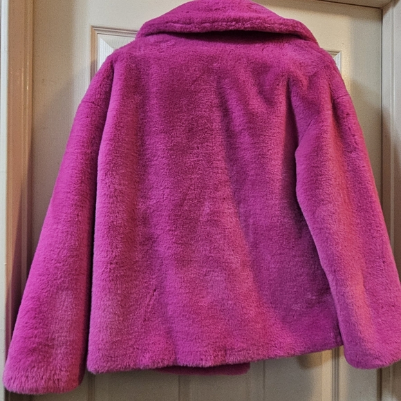 Dolce Cabo Fuchsia Teddy Jacket - Picture 3 of 5